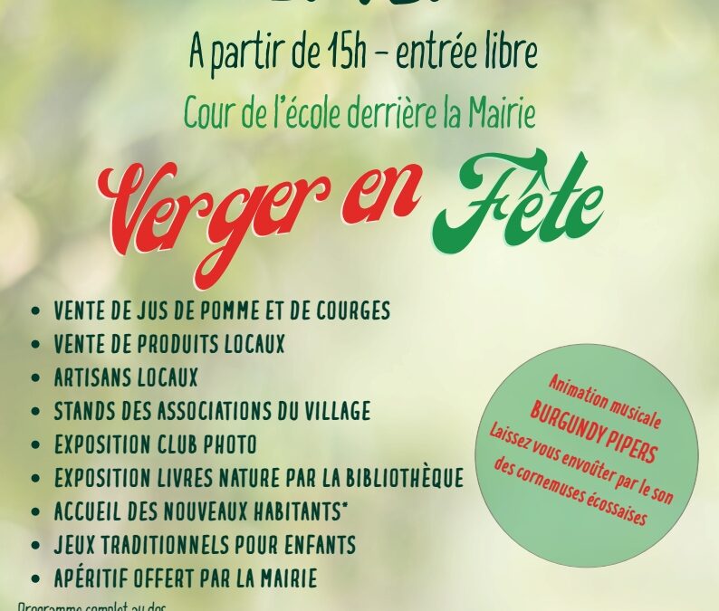 Verger en fête